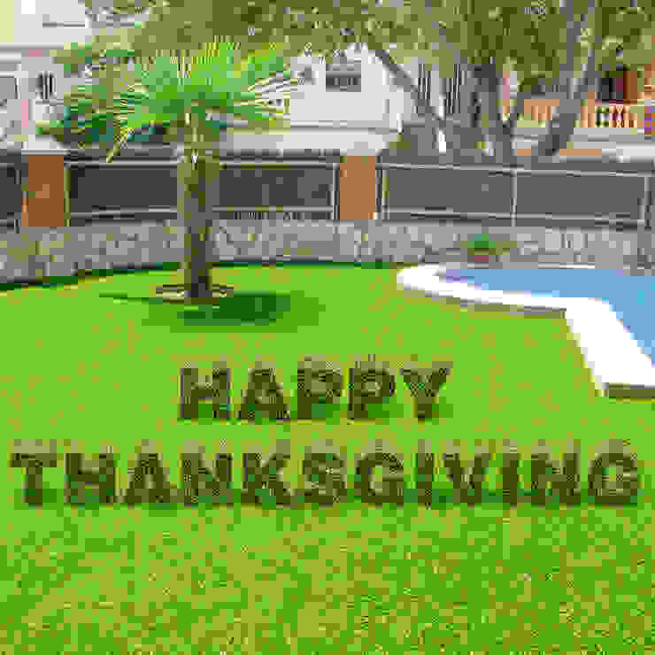 Artificial Boxwood Letters In Indoor And Outdoor Decoration Homify