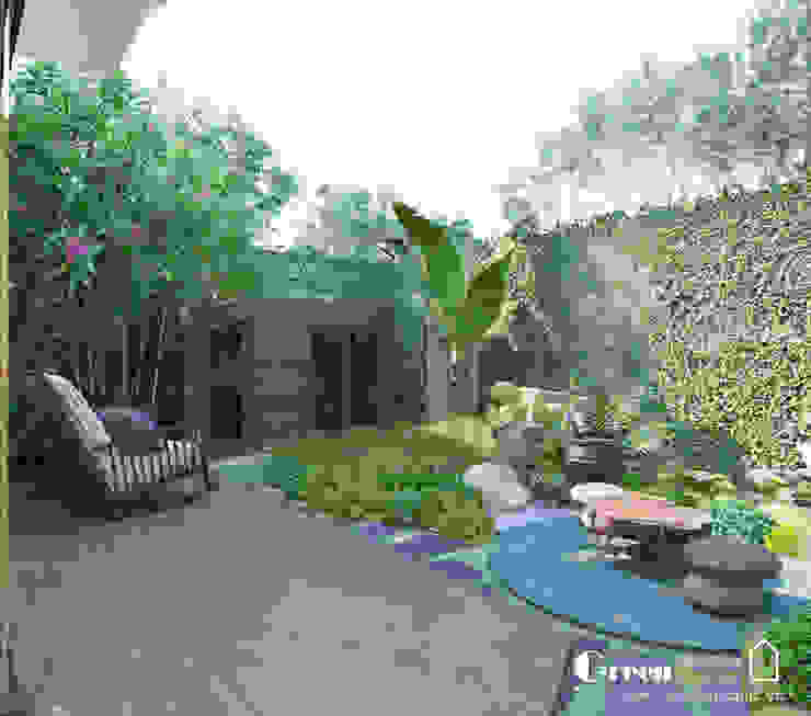 THIẾT KẾ BIỆT THỰ SÂN VƯỜN ECOPARK – THÁCH THỨC MỌI GIỚI HẠN, Green Interior Green Interior Vườn phong cách hiện đại