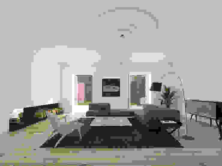 Salon minimaliste par martimsousaemelo Minimaliste Bois Effet bois