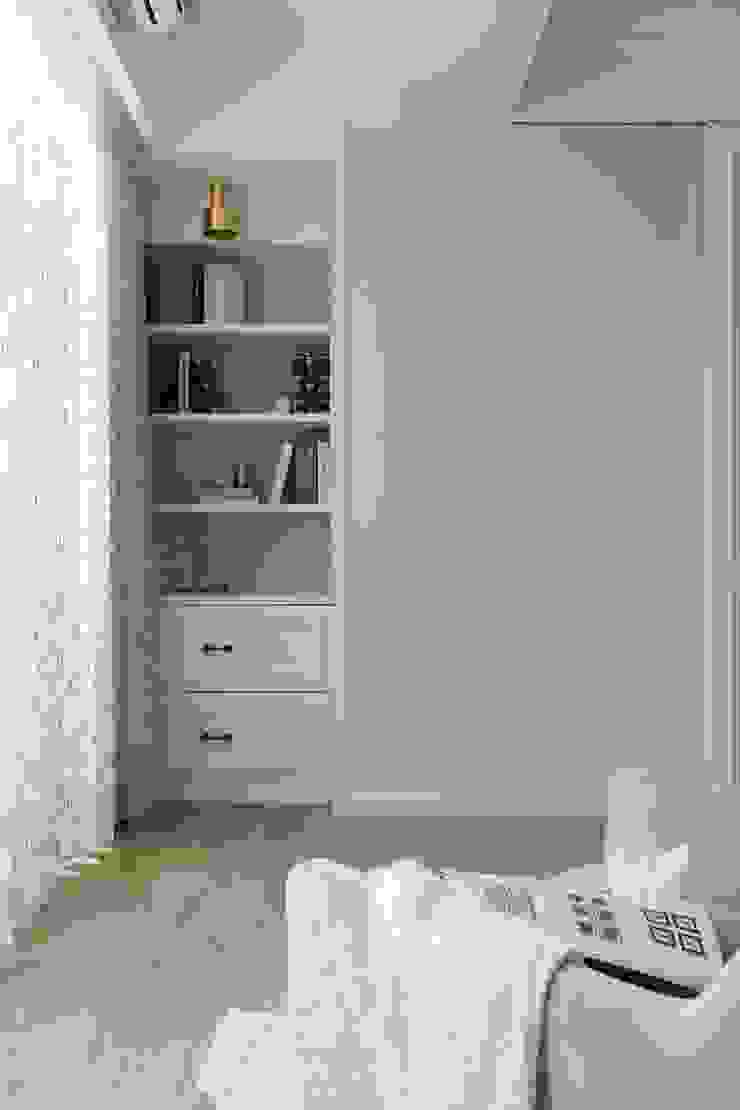理絲室內設計有限公司 Ris Interior Design Co., Ltd. Small bedroom Дерево Синій