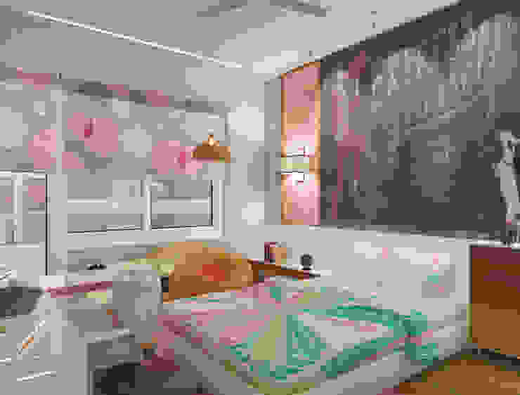 Dheeraj Residence, Meera Bagh, New Delhi Eclectic style bedroom by Space Interface Eclectic