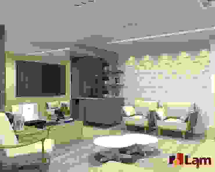 Apto. Condominium Club LAM Arquitetura | Interiores Salas de estar modernas