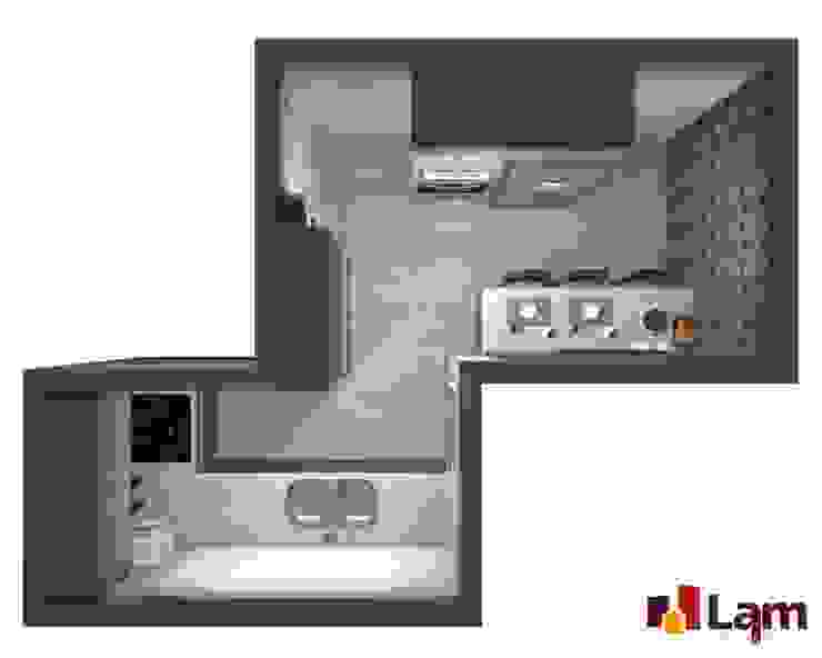 Apto. Condominium Club LAM Arquitetura | Interiores Cozinhas modernas