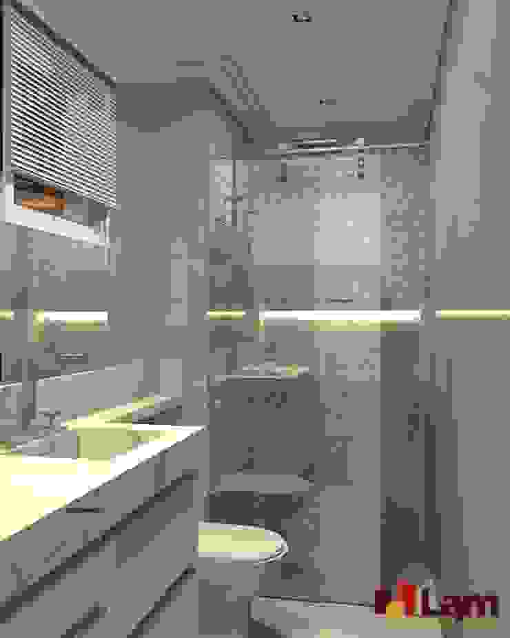 Apto. Condominium Club LAM Arquitetura | Interiores Casas de banho modernas