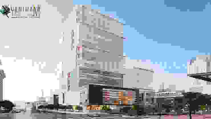 Yantram Architectural Design Studio Corporation Rumah teras White