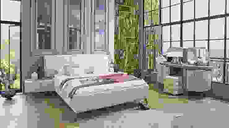 غرفة نوم الملكة تليق بك Homify