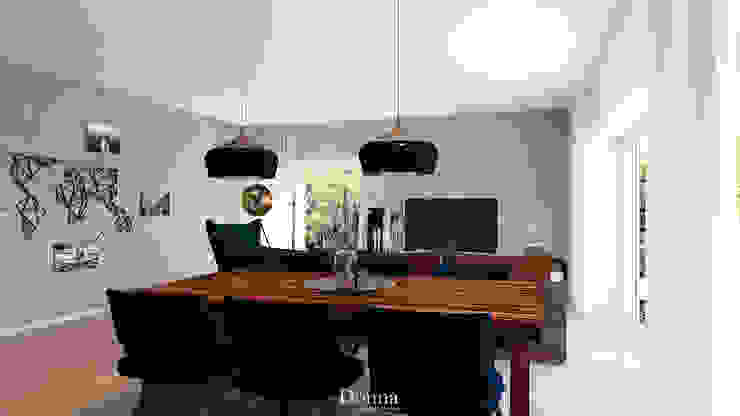 Donna - Exclusividade e Design Ruang Makan Gaya Industrial