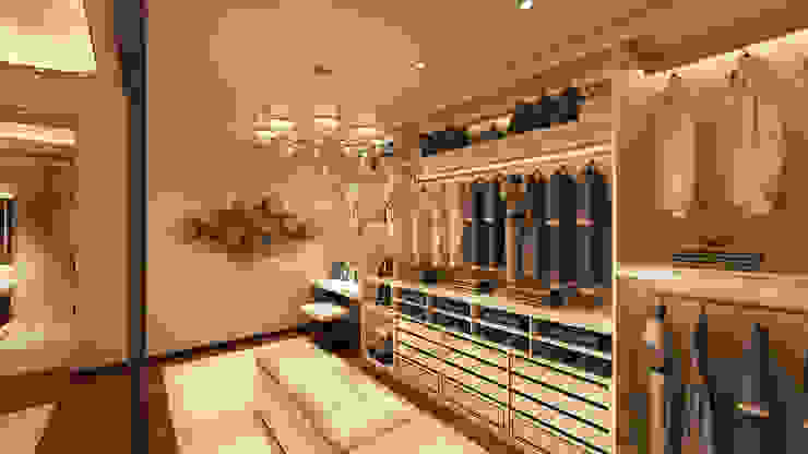 Suite Penthouse Geneva: Closets  por Alpha Details,Moderno   