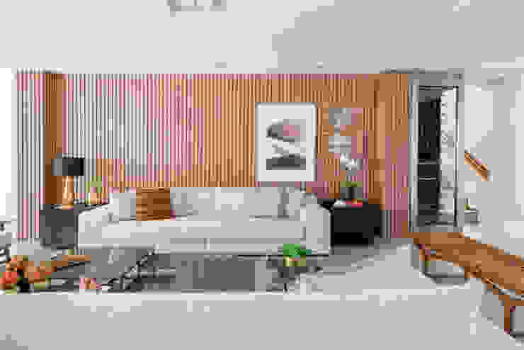 Home Decor N|M Carolina Fagundes - Arquitetura e Interiores Salas de estar modernas