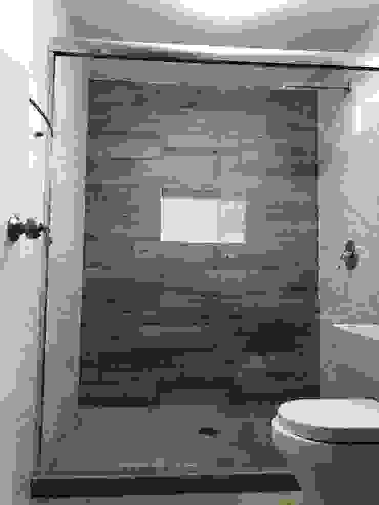 astronauta Desfavorable Presa Remodelación de un baño pequeño de estilo moderno en CDMX | homify