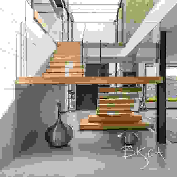 4359 Feature Staircase With Floating Treads By Bisca Staircases