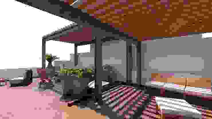 Terraza en la azotea: instalación de pérgola y remodelación | homify