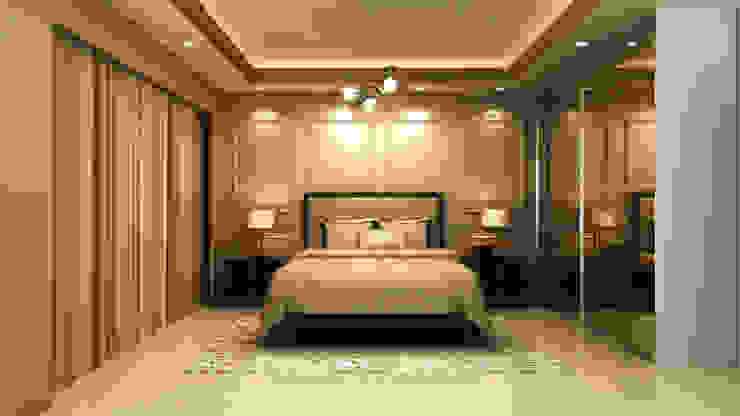 Mantri Espana homify Modern style bedroom