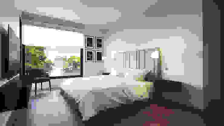 Remodelación, ampliación, construcción e implementacion de vivienda., Alexander Congonha Alexander Congonha Minimalist bedroom White