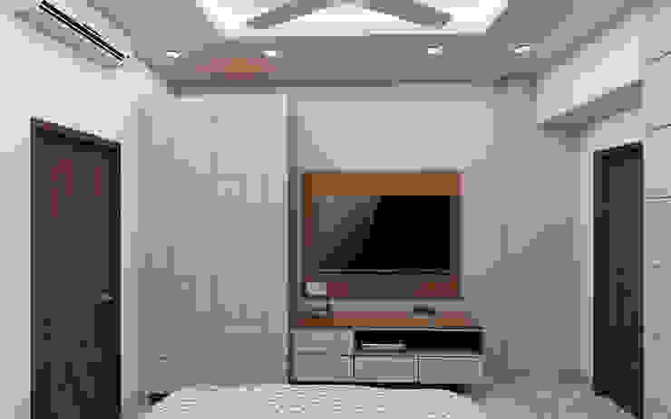 Swanky Impression- Guest Bedroom Tanish Dzignz Modern style bedroom Beige
