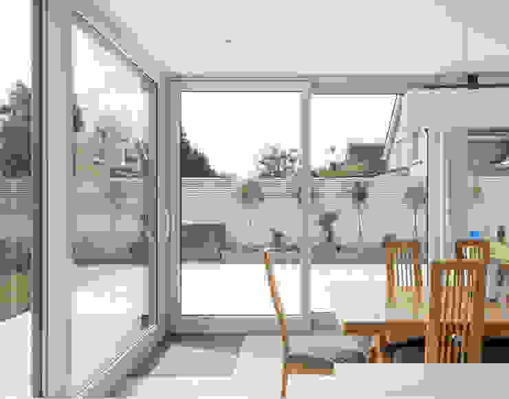 Contemporary Extension Project Photography Hackett Visuals Country style conservatory Ceramic Blue