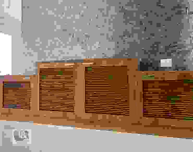 Shoe Cabinet with Louvered Shutters U and I Designs Corridor, hallway & stairsStorage