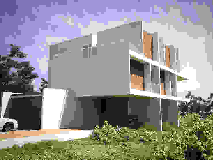 Bayern, RRA Arquitectura RRA Arquitectura Landhaus Holz Weiß