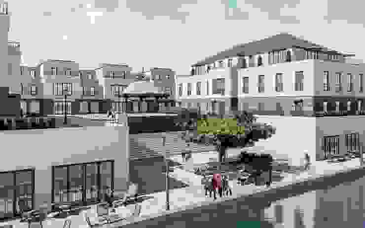 ALTENGERECHTES WOHNEN XAI Bauplanung GmbH Mehrfamilienhaus Wolke,Wasser,Gebäude,Himmel,Fenster,Urban design,Nachbarschaft,Eigentumswohnung,Immobilie,Fassade
