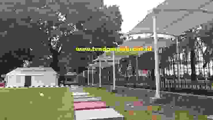 Fortuna Jaya Kreasi Tropical style office buildings Wood-Plastic Composite White