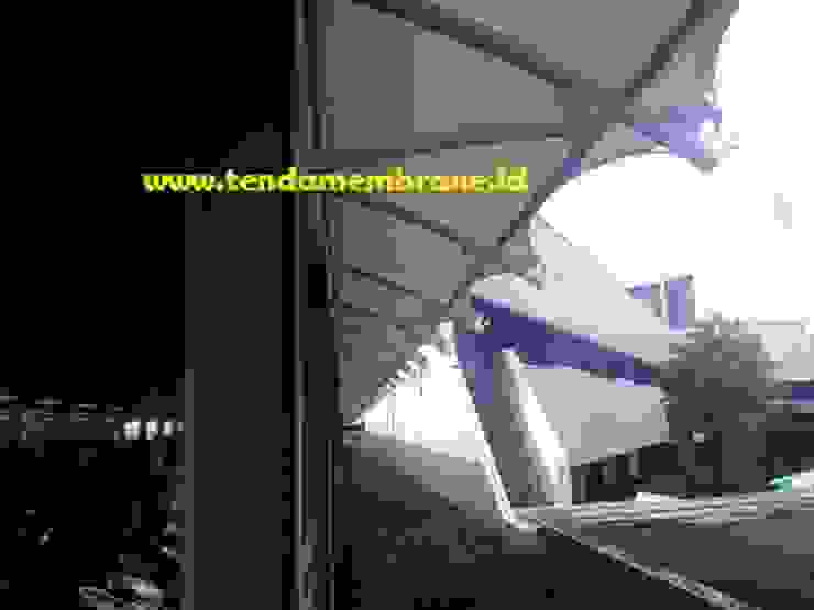 Fortuna Jaya Kreasi Tropical style office buildings Wood-Plastic Composite White