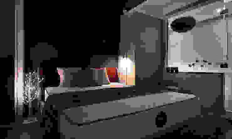 肯星室內設計 Camera da letto moderna