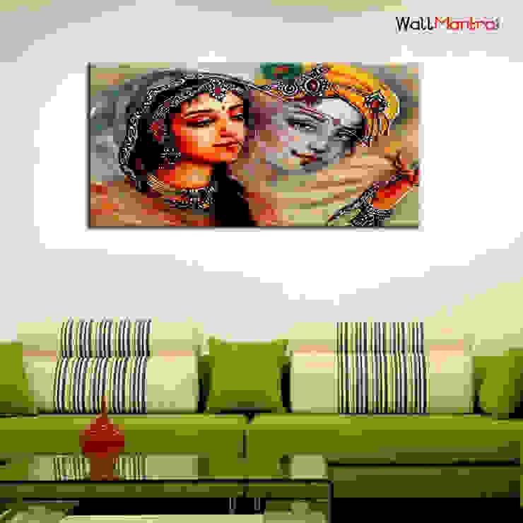 Radha Krishna Wall Paintings By Wallmantra Homify
