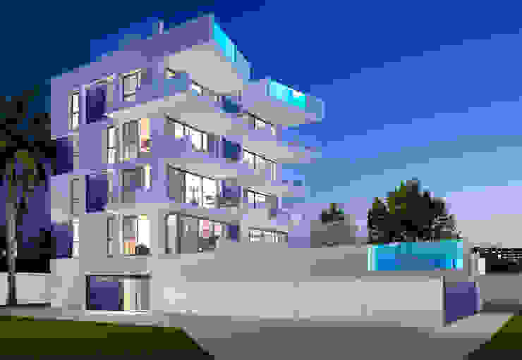 Edificio Moderno De Apartamentos Con Terrazas En Oliva Nova Homify