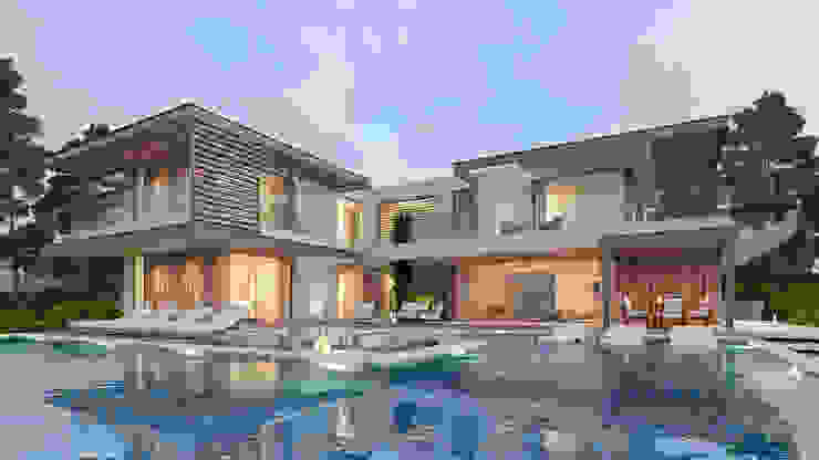 Traçado Regulador. Lda Villas Wood Beige