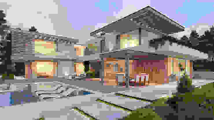 Traçado Regulador. Lda Villas Wood Beige