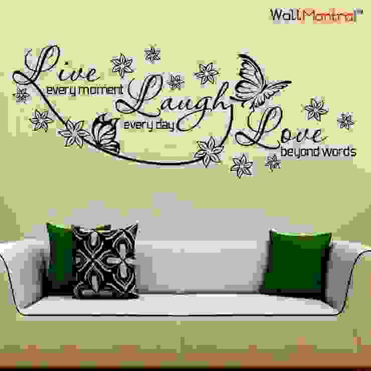 Living Room Wall Stickers By Wallmantra Homify