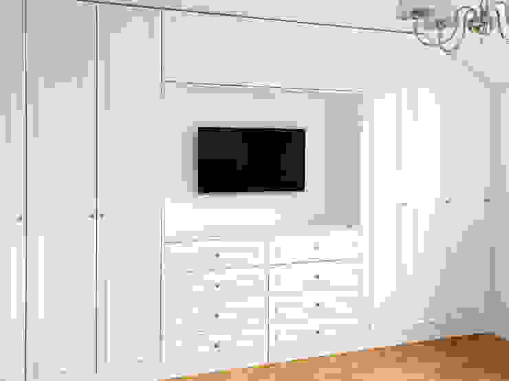Szafawawa SchlafzimmerKleiderschränke und Kommoden Weiß