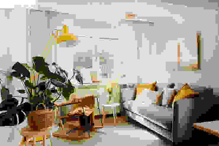 Lounge ​Innenarchitektur Federleicht Gewerbeflächen Bernstein/Gold Büro, Design, Innenarchitektur, Arbeiten, Lounge, Boho, Skandinavisch, Pflanzen, Innenarchitektur München,Bürogebäude
