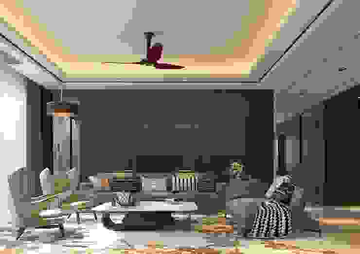 Residence 22, Mont Kiara Norm designhaus Living room