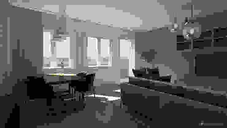 Aranżacja domu 100m2 w Toruniu MOMA HOME