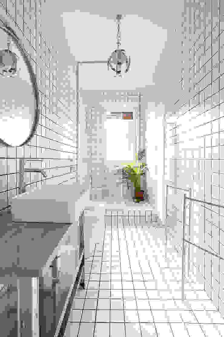 bagno Studio Dopo Bagno moderno cool bathroom, bagno grafico, plants