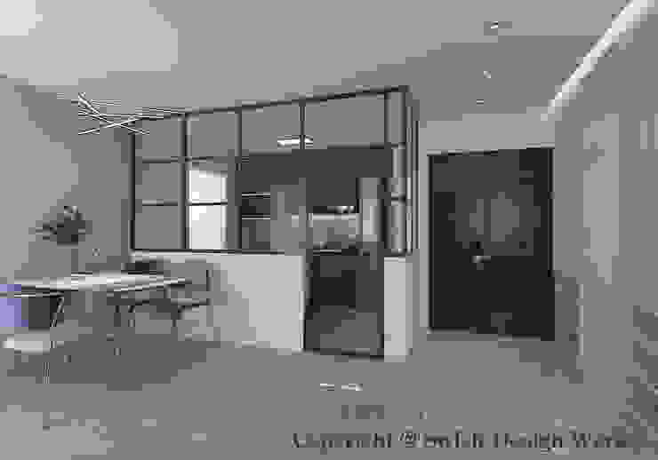 Dining Area and Kitchen Option 2 Swish Design Works Modern dining room