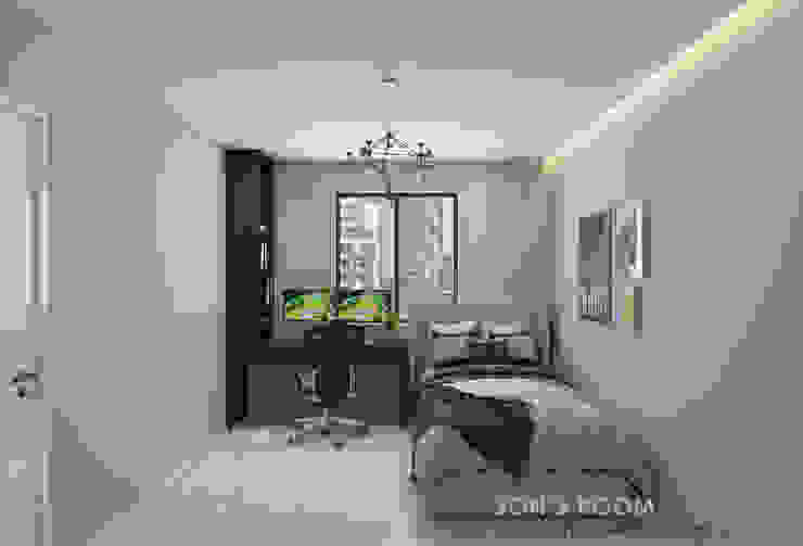 Common Bedroom Swish Design Works Small bedroom Grey