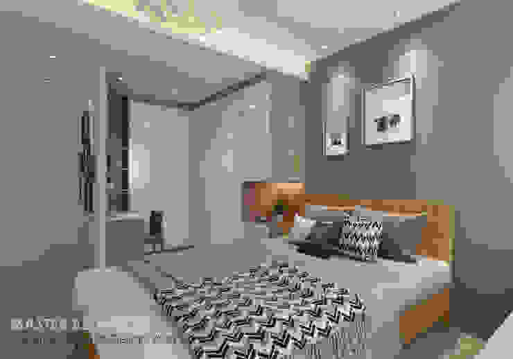 Master bedroom Swish Design Works Small bedroom Plywood Turquoise