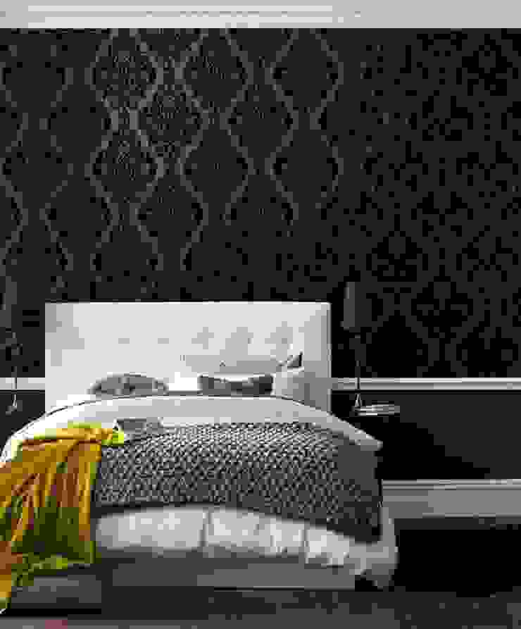 Eshara Carta da parati degli anni 70 Pareti & Pavimenti in stile classico soggiorno, salotto, cucina, camera da letto, barocca, damascata, barocco, damasco, carta da parati in rilievo, carta da parati rimovibile