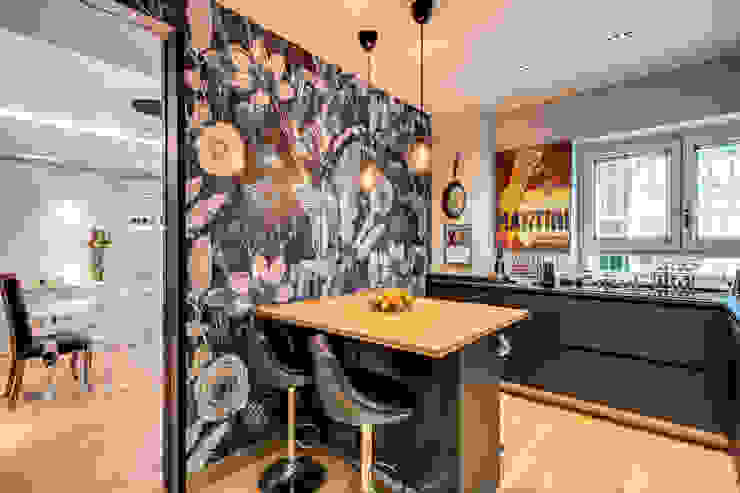 CAVALESE MOB ARCHITECTS Cucina moderna