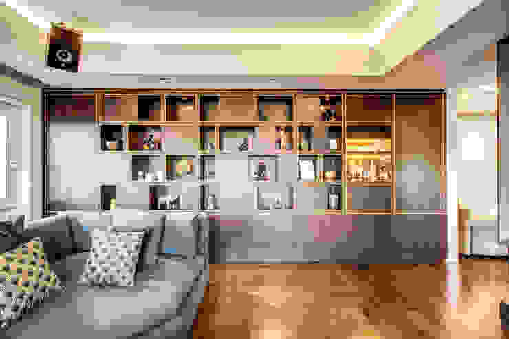 CORTINA D'AMPEZZO MOB ARCHITECTS Soggiorno moderno