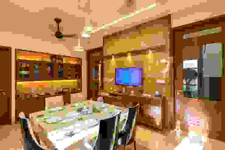 Courtyard house-Chennai Offcentered Architects Modern dining room
