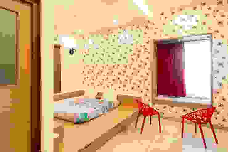 Courtyard house-Chennai Offcentered Architects Small bedroom