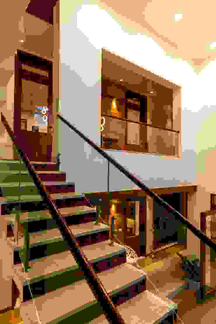 Courtyard house-Chennai Offcentered Architects Stairs