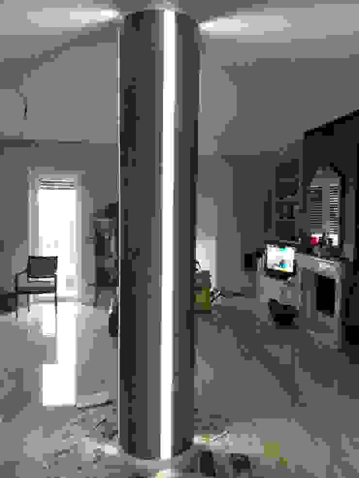 Arte Design & Colore Moderne Wohnzimmer Metallic/Silber
