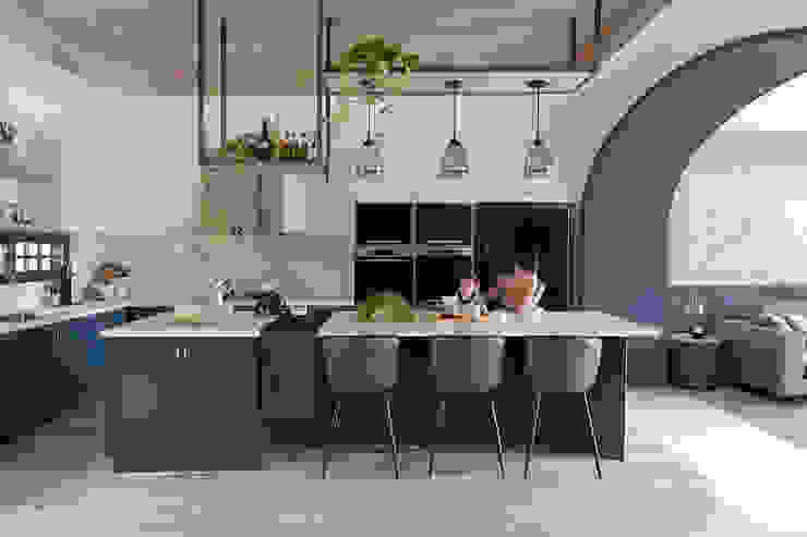 漢玥室內設計 Cucinino MDF Blu