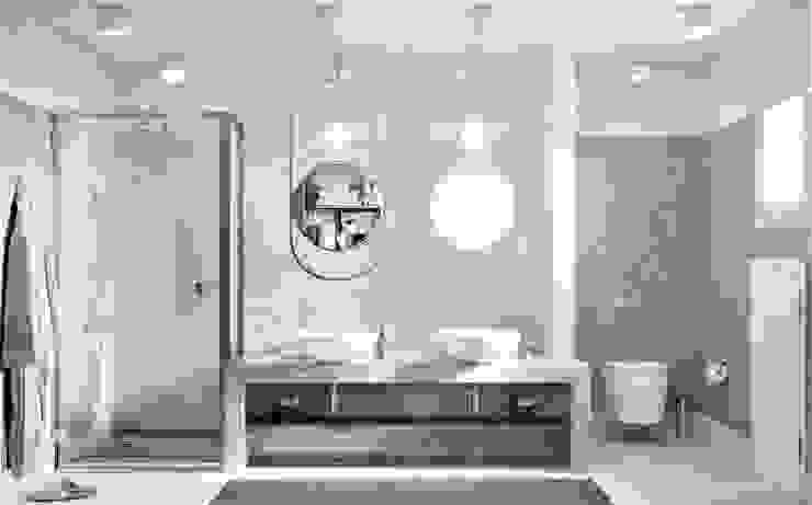 Sui Architecture | Bathroom Design | Wisconsin-ABD, Sui Mimarlık Sui Mimarlık Modern Banyo içmimari banyo ev tasarım taze spa turkuaz gümüş taş ayna lavabo küvet interiordesign dekor dekorasyon lüks interior interiordesign bathtub architecture luxury relax design bathroom home house marble refreshing detox