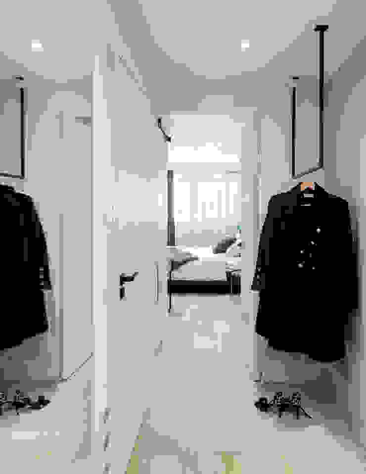 Realizacja projektu w Londynie Ambience. Interior Design Nowoczesny korytarz, przedpokój i schody