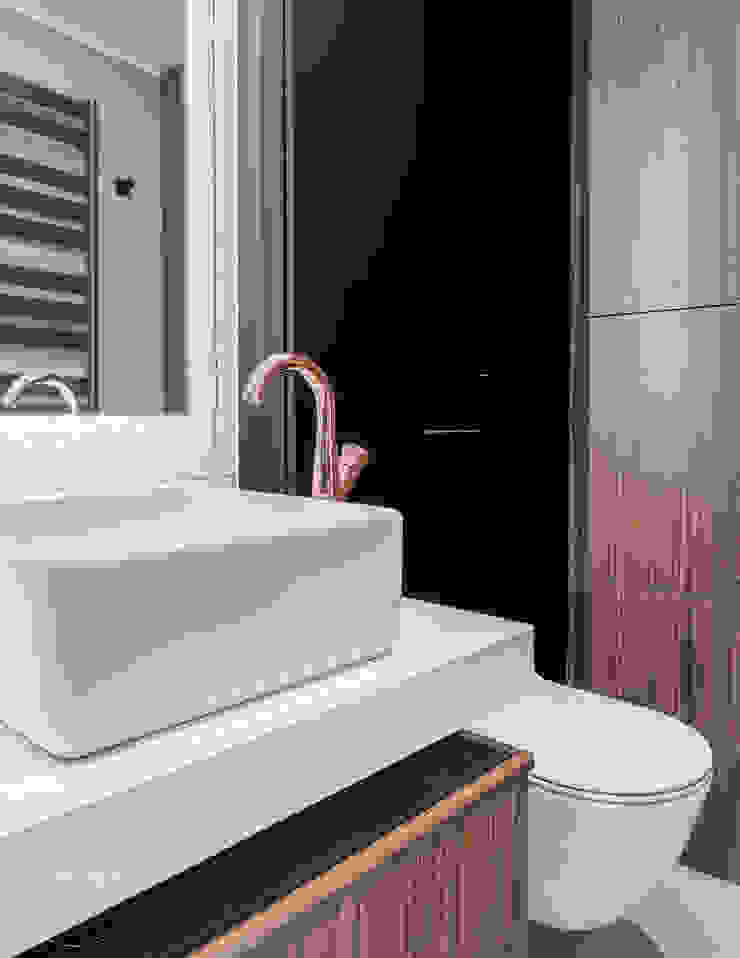 Realizacja projektu w Londynie Ambience. Interior Design Nowoczesna łazienka